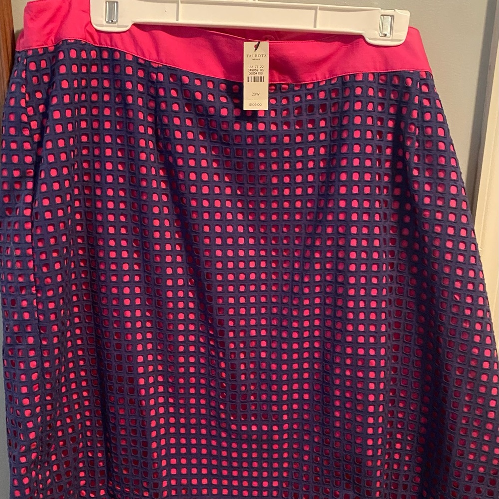 NWT Talbots mid-length skirt